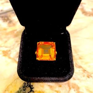 NATURAL RARE YELLOW CITRINE  RING ‼️❤️